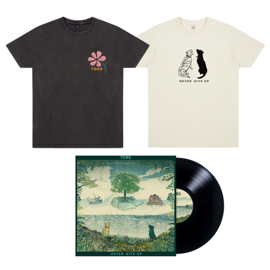 Never Give Up Choice Of T-Shirt & Album Bundle